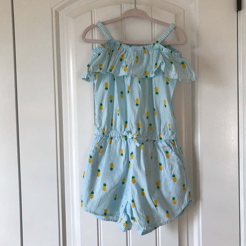 George Pineapple Print Romper Size 3T